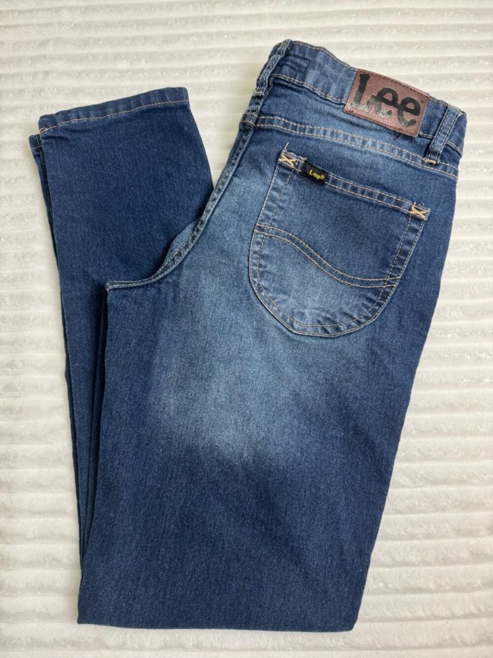 Lee Boys Slim Fit Tapered Leg Denim Jeans Size 14